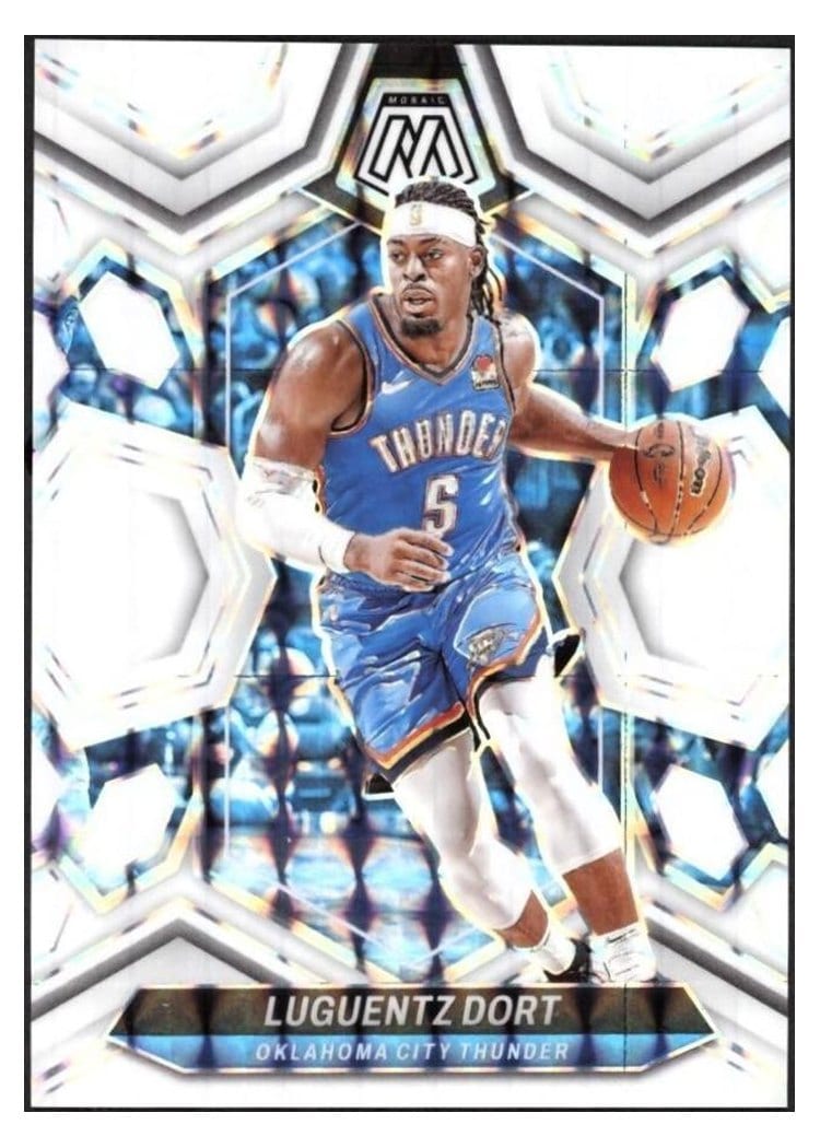 2023-24 Panini Mosaic Base Set Luguentz Dort #191 card