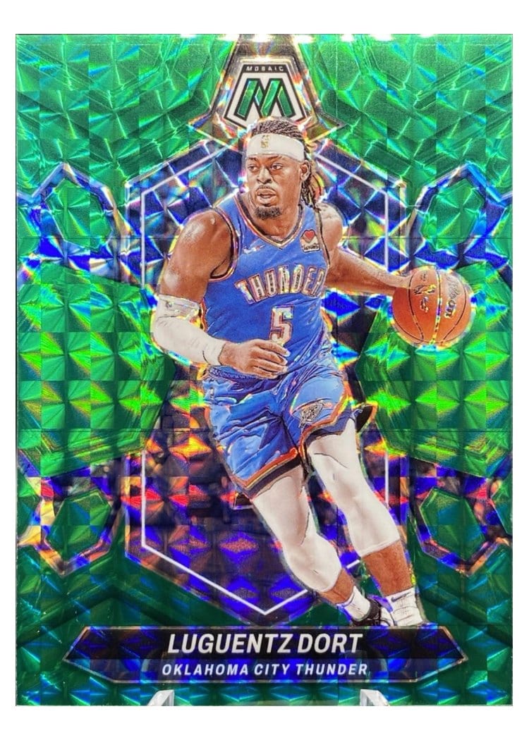 2023-24 Panini Mosaic Base Set Luguentz Dort #191 card