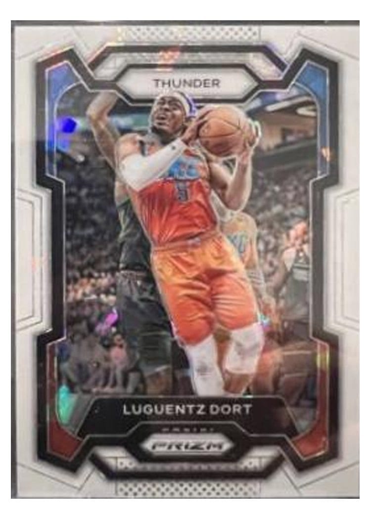 2023-24 Panini Prizm Base Set Luguentz Dort #254 card