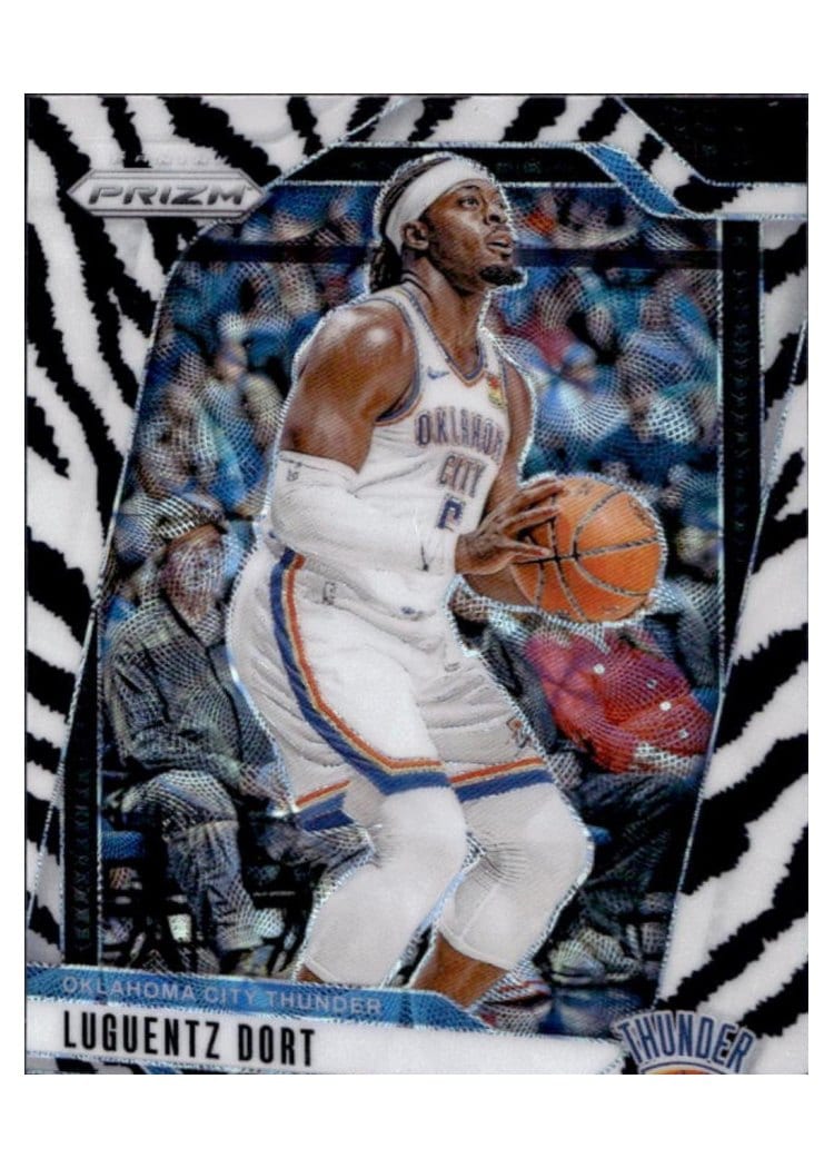 2024-25 Panini Prizm Base Set Luguentz Dort White Tiger Stripe #119