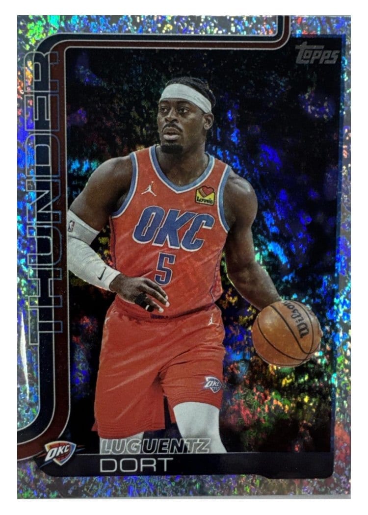 2025-26 Topps Base Set Luguentz Dort #117 card