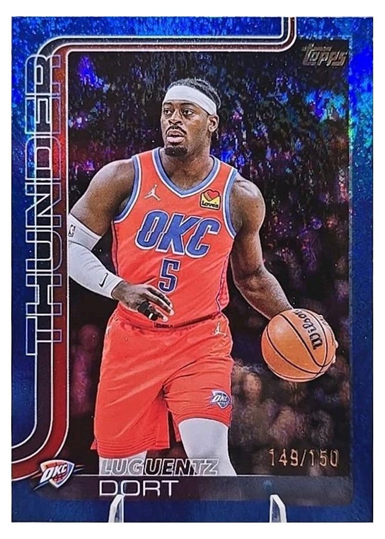 2025-26 Topps Base Set Luguentz Dort #117 card