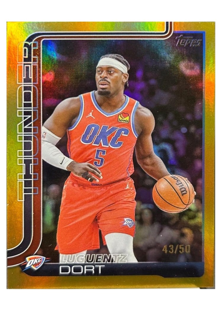 2025-26 Topps Base Set Luguentz Dort #117 card