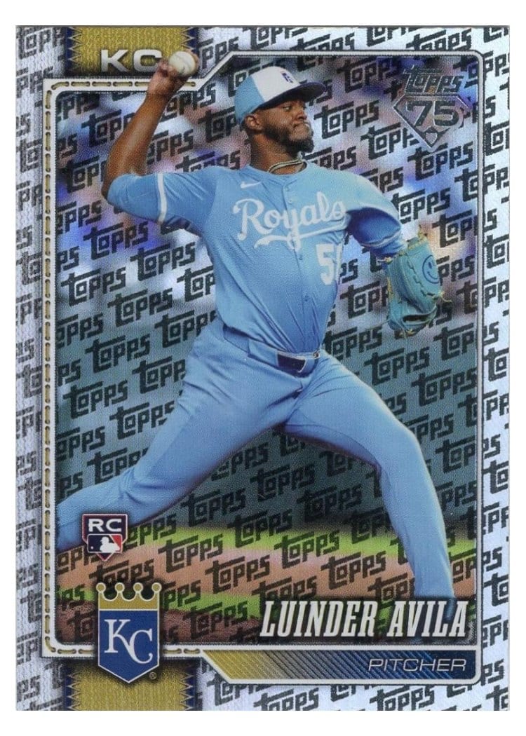 2026 Topps Base Set Luinder Avila Topps Foil Pattern #120 card