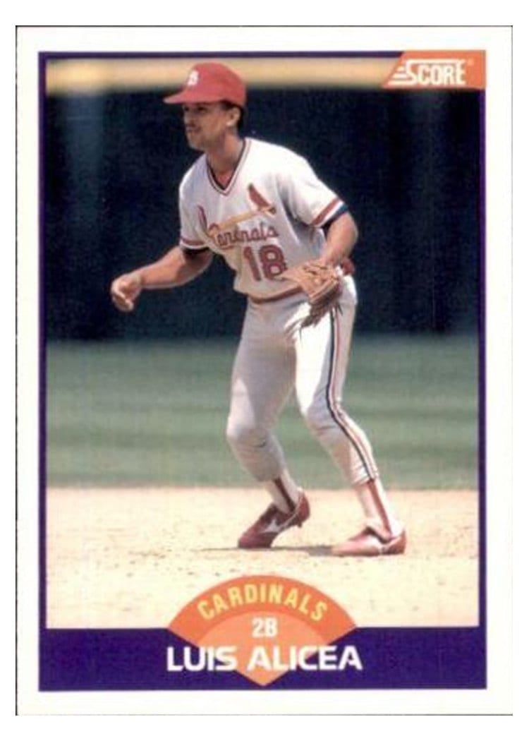 1989 Score Luis Alicea #231 card