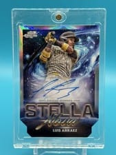 2025 Topps Cosmic Chrome Stella Nova Autographs Luis Arraez #SNA-LA card