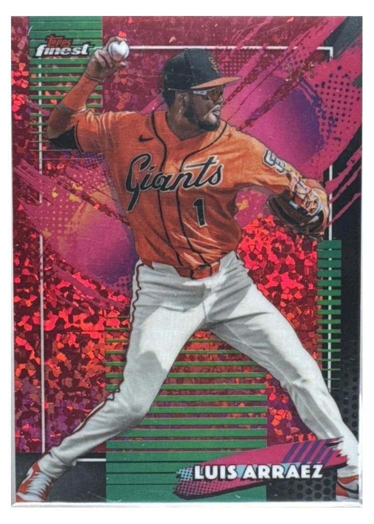 2026 Topps Finest Luis Arraez Red Mini Diamond Refractor #260 card