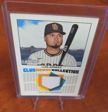 2026 Topps Heritage Clubhouse Collection Relics Luis Arraez #CCR-LA card
