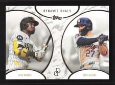 2025 Topps Dynamic Duals Base Set Luis Arraez / Jose Altuve #45 card