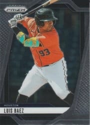 2025 Panini Prizm Base Set Luis Baez #208 card