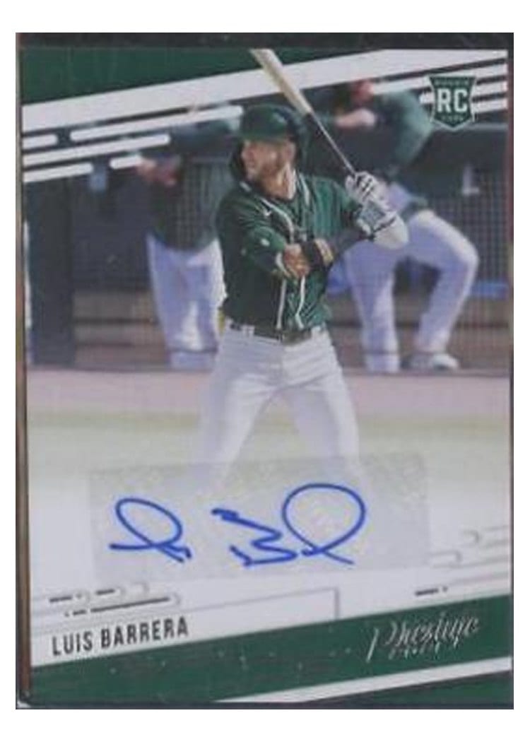 2021 Panini Chronicles Prestige Autographs Luis Barrera #PR-LB card