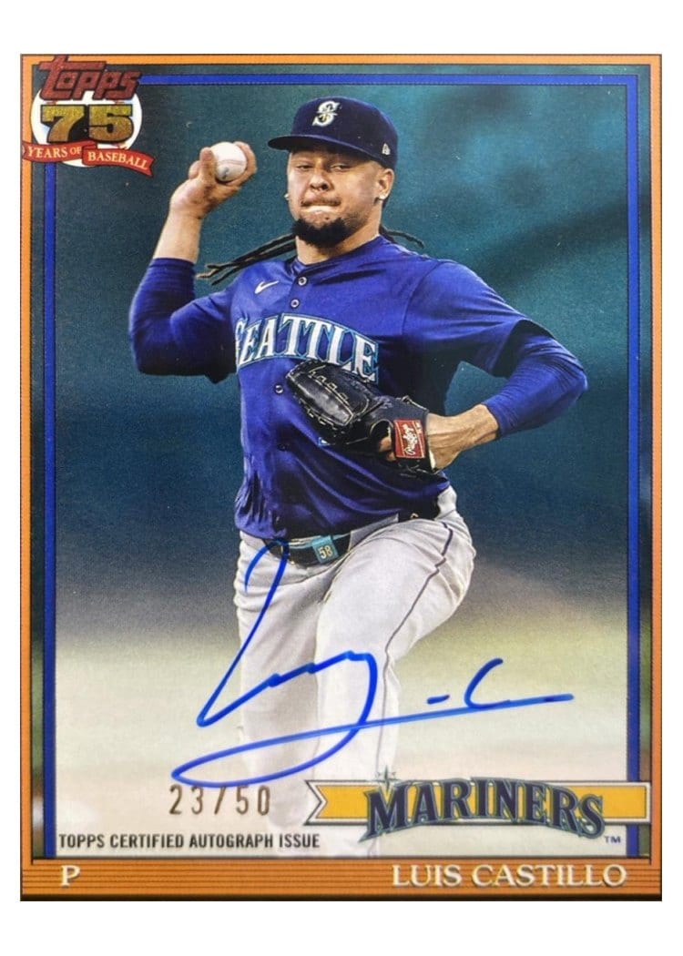 2026 Topps 1991 Topps Autographs Luis Castillo #91A-LC card