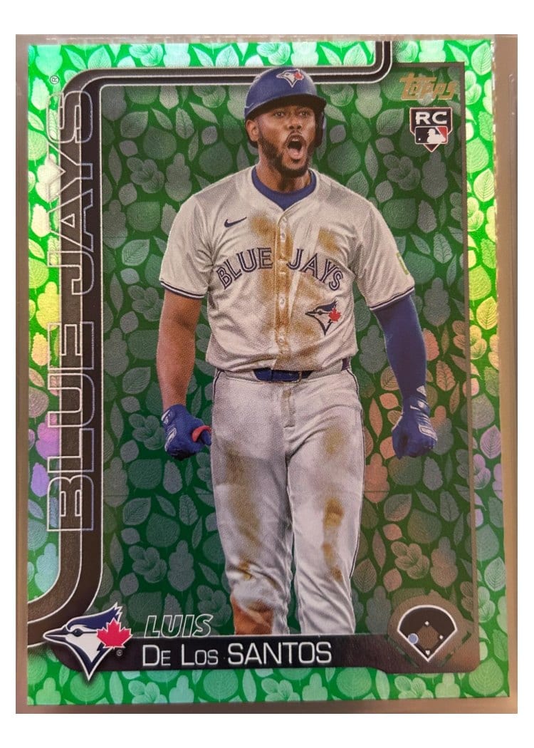 2025 Topps Base Set Luis De Los Santos Tin Variations #13 card