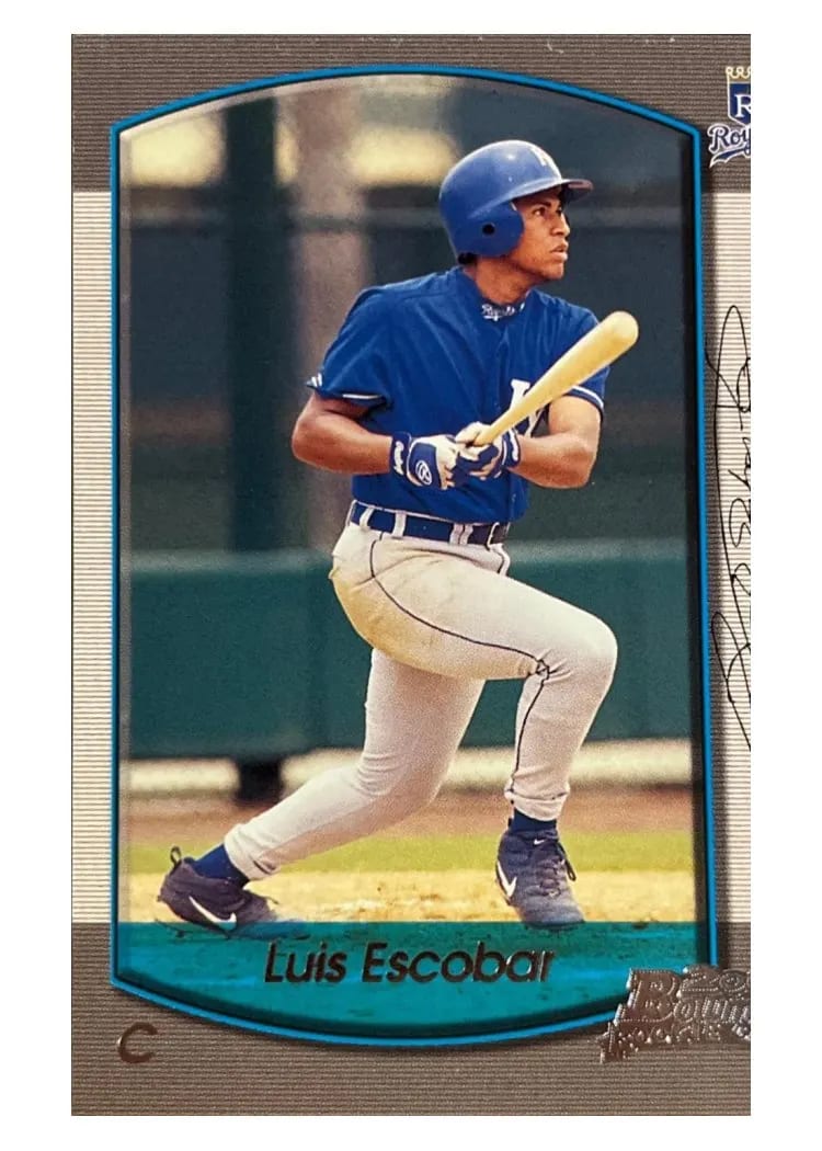 2000 Bowman Draft Picks Luis Escobar #105 card