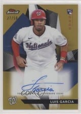 2021 Topps Finest Rookie Design Variation Autographs Luis Garcia #FRDA-LG card
