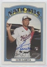 2021 Topps Heritage Real One Autographs Luis Garcia #ROA-LGA card