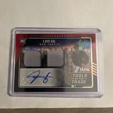 2022 Panini Absolute Tools of the Trade 2 Swatch Signatures Luis Gil #TT2S-LG card