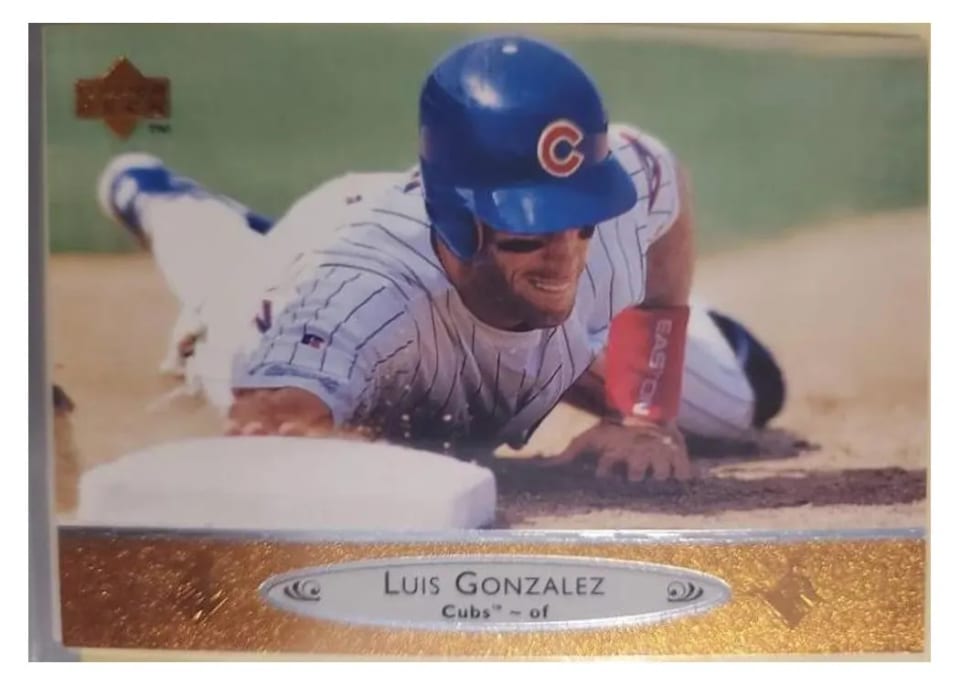 1996 Upper Deck Luis Gonzalez #38 card