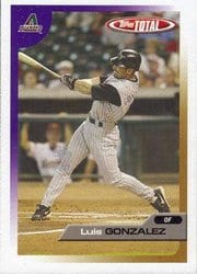 2005 Topps Total Base Set Luis Gonzalez #370 card