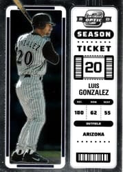 2023 Panini Chronicles Contenders Optic Luis Gonzalez #5 card