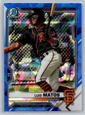 2021 Bowman Draft Sapphire Luis Matos #BDC-5