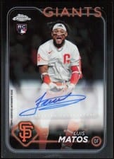 2024 Topps Chrome Update Autographs Luis Matos #AC-LM card