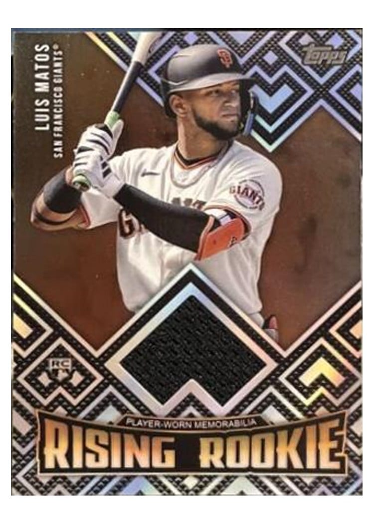 2024 Topps Update Rising Rookies Relics Luis Matos #RRR-LM card