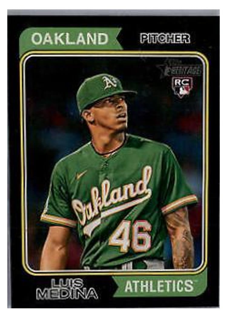 2023 Topps Heritage Base Set Luis Medina #649 card