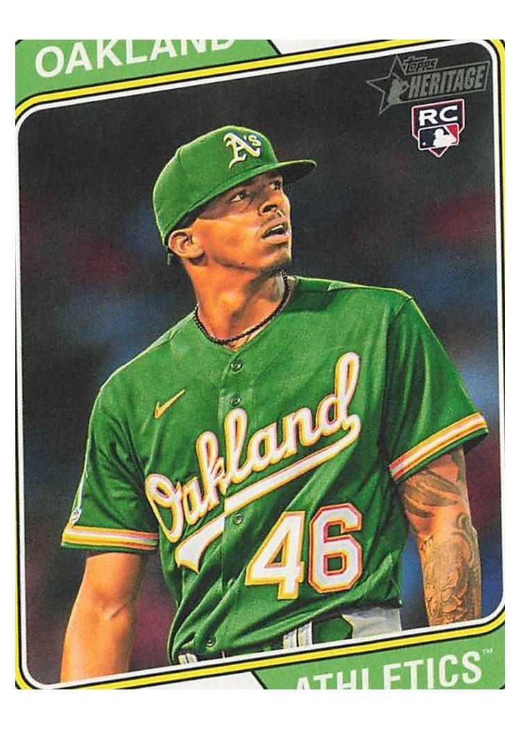 2023 Topps Heritage Base Set Luis Medina #649 card