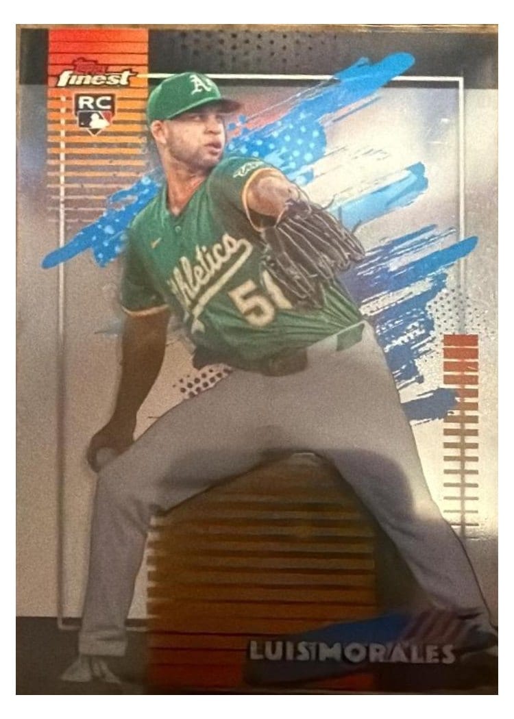 2026 Topps Finest Luis Morales Refractor #144 card