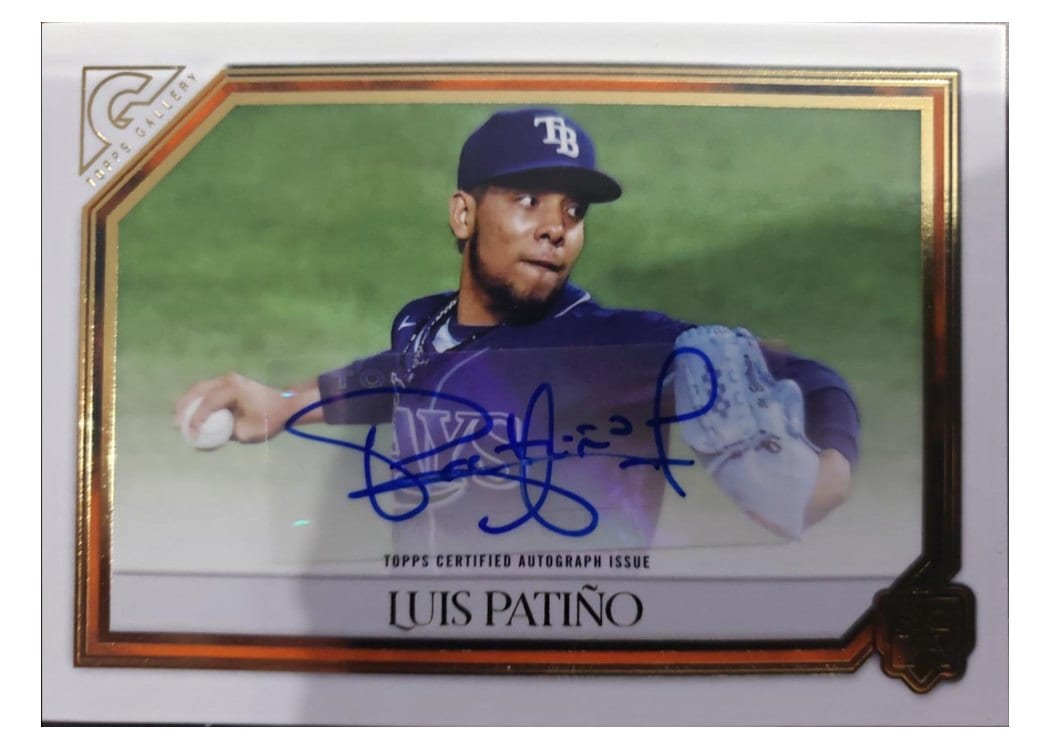 2021 Topps Gallery Rookie Autographs Luis Patiño #RA-LP card