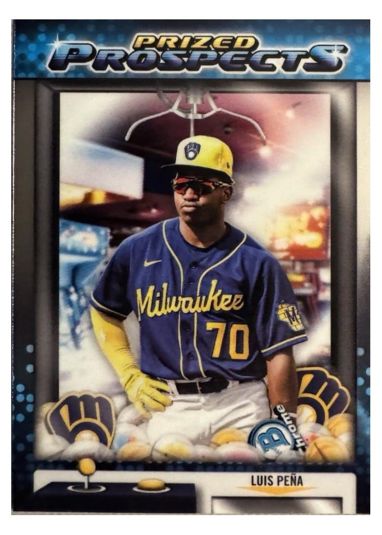 2025 Bowman Draft Prized Prospects Luis Pena #PP-7 card