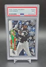 2020 Topps Holiday Autographs Luis Robert #HWA-LR card