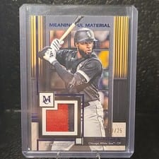 2024 Topps Museum Collection Meaningful Material Relics Luis Robert Jr. #MMR-LR card
