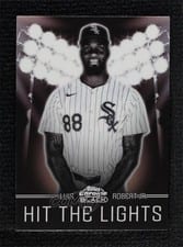 2025 Topps Chrome Black Hit the Lights Luis Robert Jr. #HTL-7 card