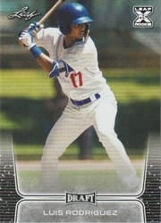 2020 Leaf Draft Base Set Luis Rodriguez #24 card