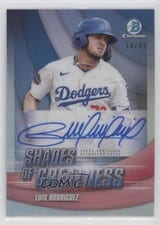 2022 Bowman Chrome Shades of Greatness Autographs Luis Rodriguez #SGA-LR card