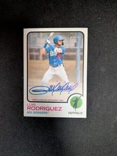 2022 Topps Heritage Minor League Real One Autographs Luis Rodriguez #ROA-LR card