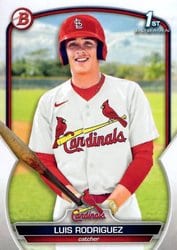 2023 Bowman Prospects Luis Rodriguez #BP-130 card