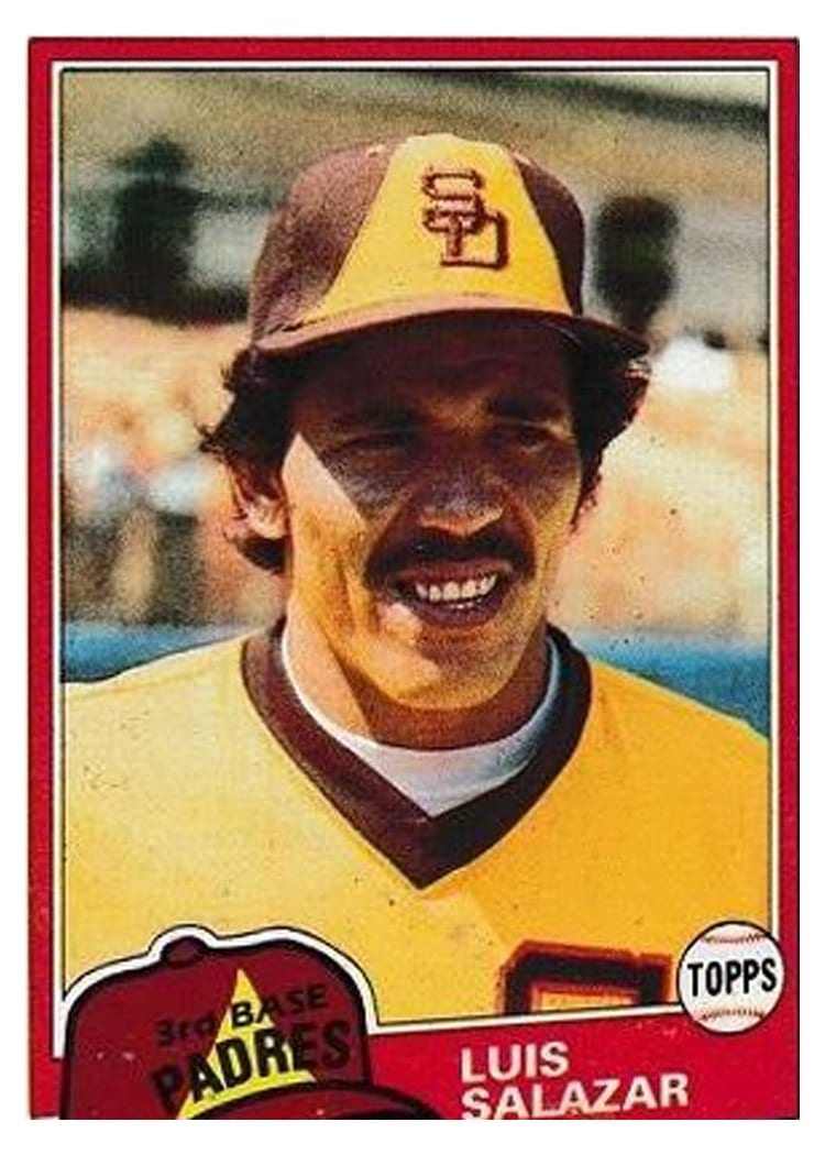 1981 Topps Luis Salazar #309 card