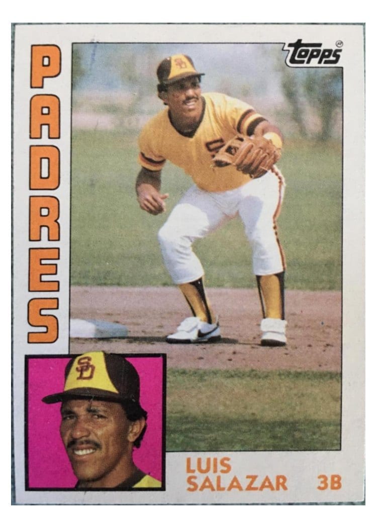 1984 Topps Luis Salazar #68 card
