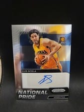 2021-22 Panini Chronicles National Pride Signatures Luis Scola #NPS-LSC card