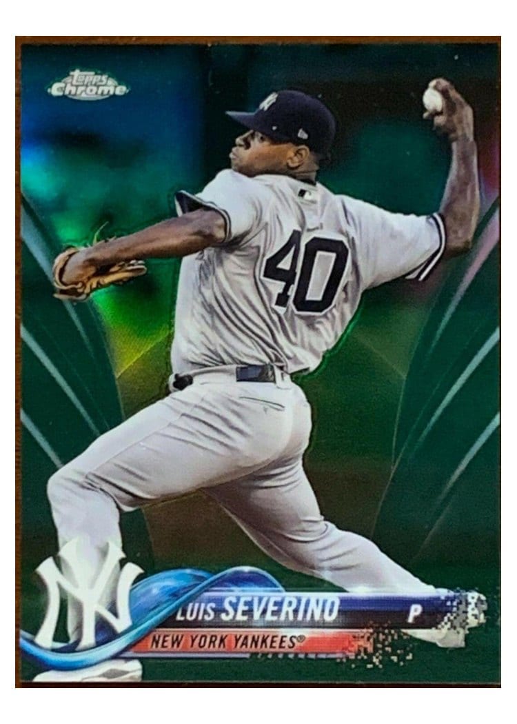 2018 Topps Chrome Base Set Luis Severino #65 card