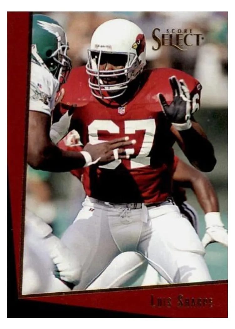 1993 Panini Select Luis Sharpe #131 card