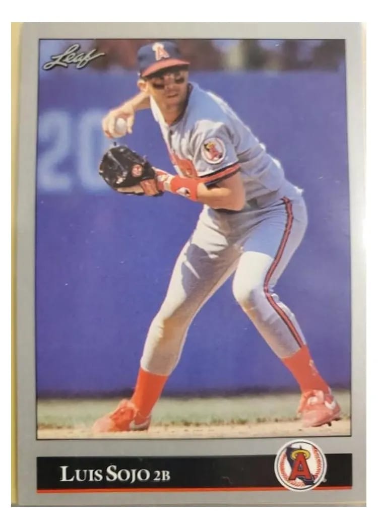 1992 Leaf Luis Sojo #5 card