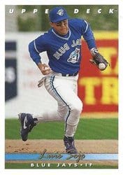 1993 Upper Deck Base Set Luis Sojo #802 card
