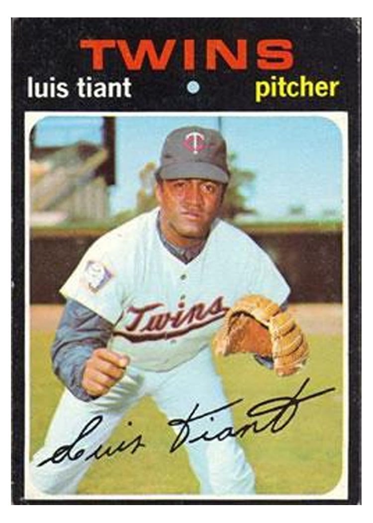1971 Topps Luis Tiant #95 card