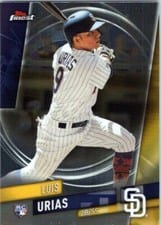 2019 Topps Finest Luis Urias #56 card