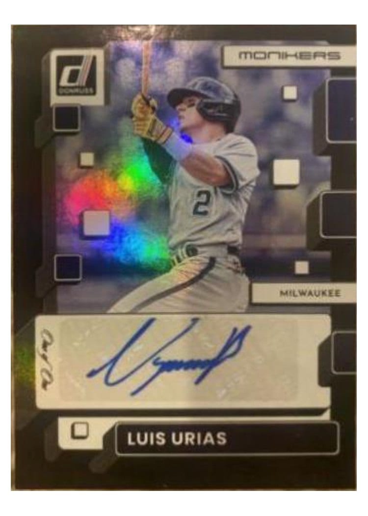 2022 Donruss Monikers Luis Urias #MO-LU card