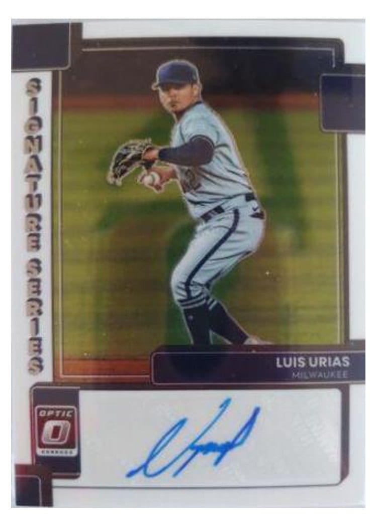 2022 Donruss Optic Signature Series Luis Urias #SIGS-LU card